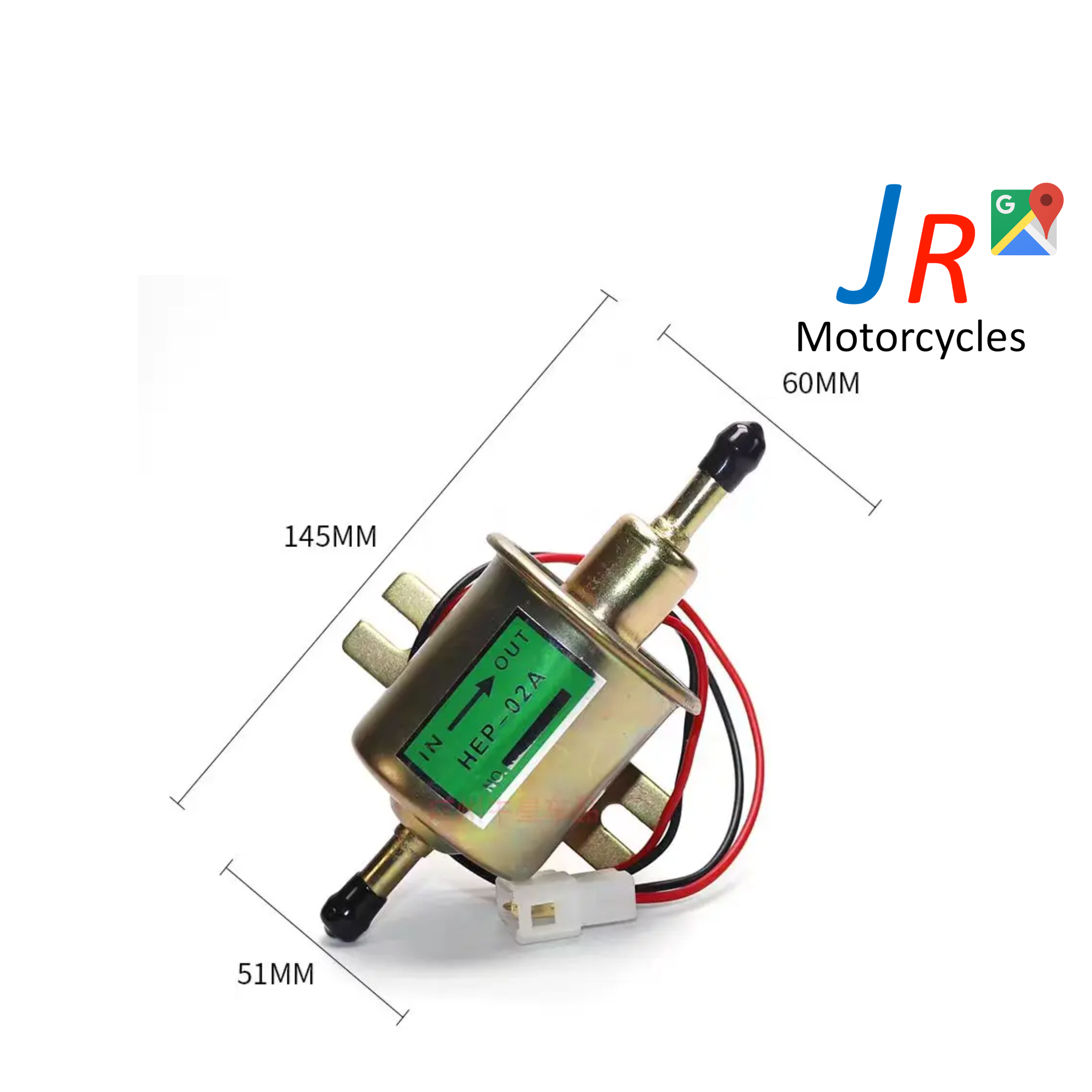 HEP-02A 12v Low Pressure Fuel Pump 3-6 psi 8mm Hose 1.3L/m Petrol Diesel image 0