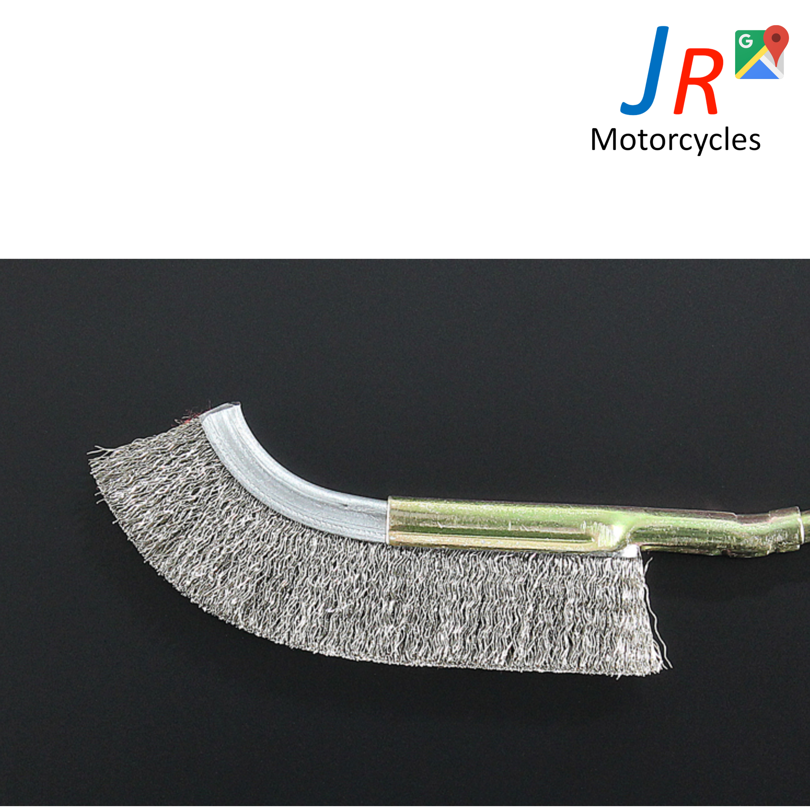 Iron brush, curved type | Imported from Japan image 1