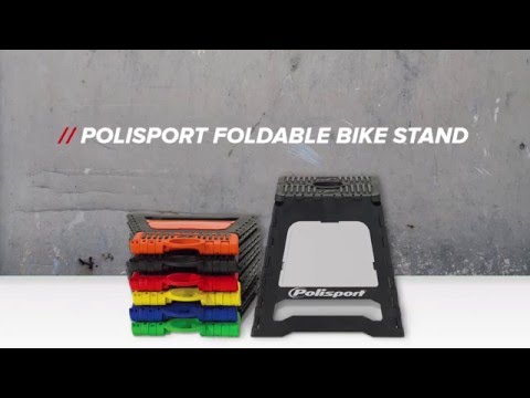 Polisport Folding Bike Stand - RM Yellow